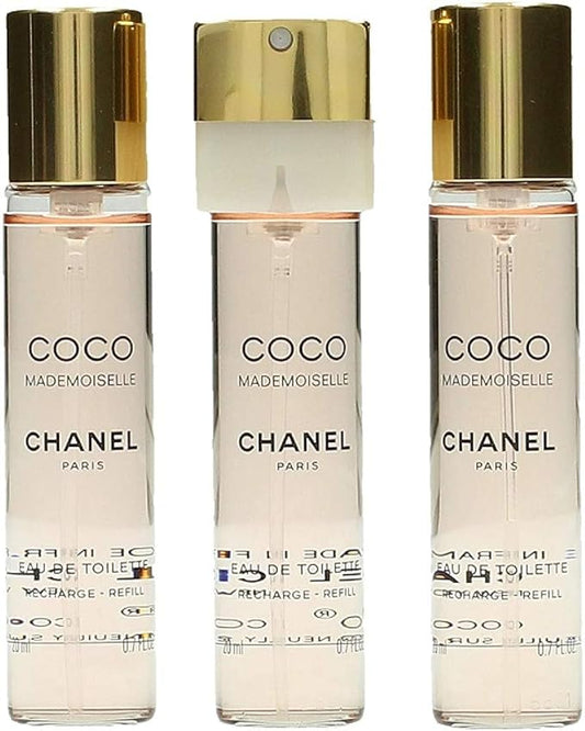 Chanel - Coco Mademoiselle Twist & Spray Eau De Toilette Refill 3x20ml/0.7oz