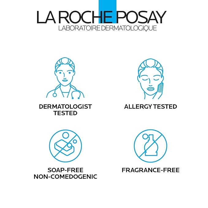 La Roche-Posay Effaclar Purifying Foaming Gel Cleanser for Oily Skin,With Zinc Pidolate To Remove Excess Oil & Shine,Alcohol Free & Oil Free,Sensitive Skin Tested,(Pack of 2)