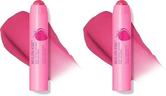 Revlon Tinted Lip Balm, SPF 20, Natural Fruit Oils | Fresh Strawberry | Pack of 2 | 0.09 Oz