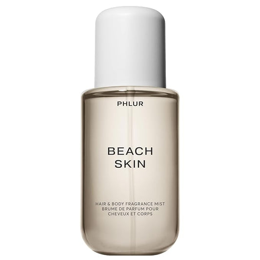 PHLUR Beach Skin Body Mist - Hair & Body Fragrance Mist - Body Spray with Bergamot, Coconut Milk, Lily of the Valley, Vanilla, Sandalwood (8 Fl Oz)