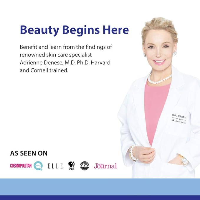 Dr. Denese SkinScience Advanced Firming Facial Pads 100 Count – Professional Exfoliator with Glycolic Acid, Peptides and Aloe for Smooth Radiant Skin, Refined Pores – Dermatologist Tested Cruelty Free