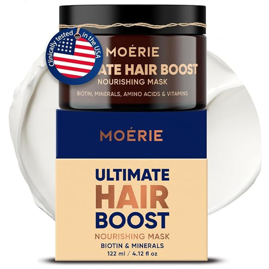 Moerie Hair Growth & Repair Mask - Restorative, Vegan-Friendly Treatment for Longer, Thicker, Fuller Hair - 100ml