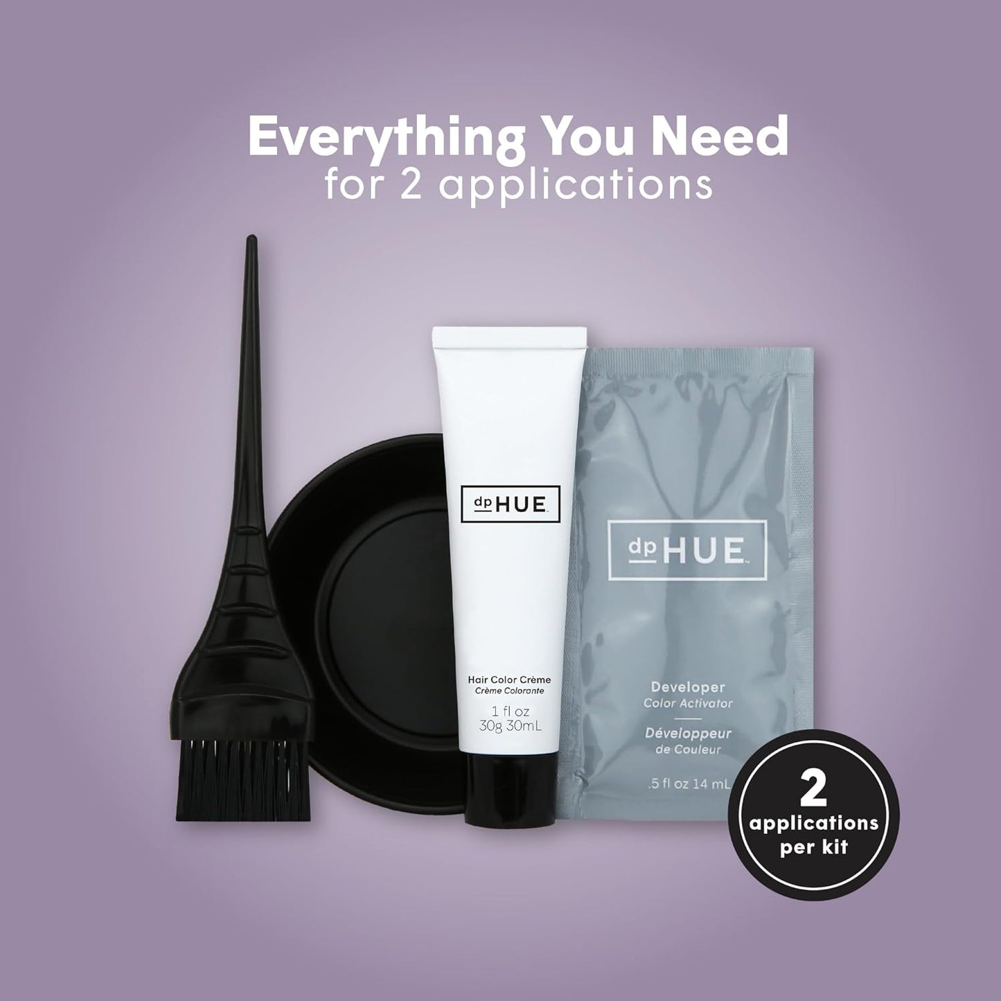 dpHUE Root Touch-Up Kit, Medium Blonde - Permanent Hair Color for Gray Coverage - Includes Two Applications - Paraben, SLS & SLES Sulfate Free - Leaping Bunny Certified