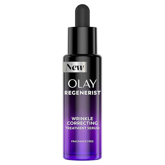 Olay Regenerist Resurfacing Retinol Serum, Renew, Anti-Wrinkle Serum for Women, Anti-Aging Skin Care, Advanced Night Repair, Fragrance-Free, Hexa-Repair Peptide & Pro-Retinol, 1.0oz