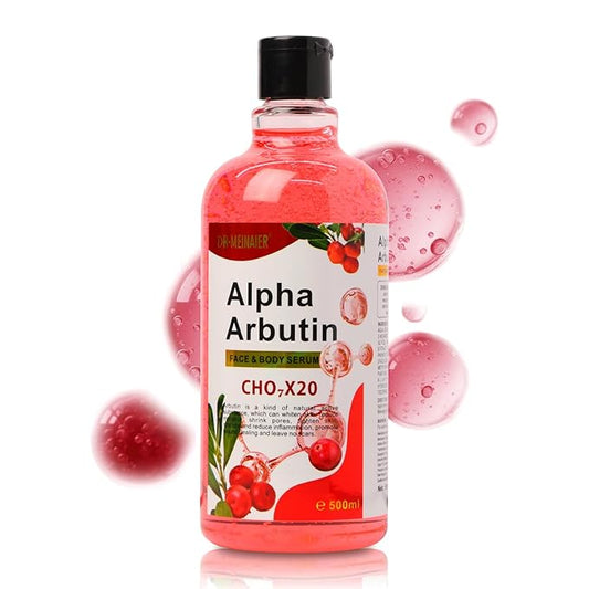 Dr. Meinaier Alpha Arbutin Serum | Daily Face & Body Hydration for Smooth, Healthy-Looking Skin (Alpha Arbutin)
