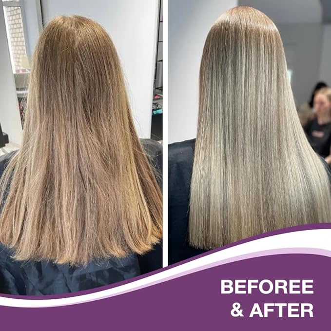 Karseell For Blonde Silver Gray Highlighted Hair Purple Hair Mask Professional Neutralizes Brass & Yellow Tones 16.90 oz 500ml