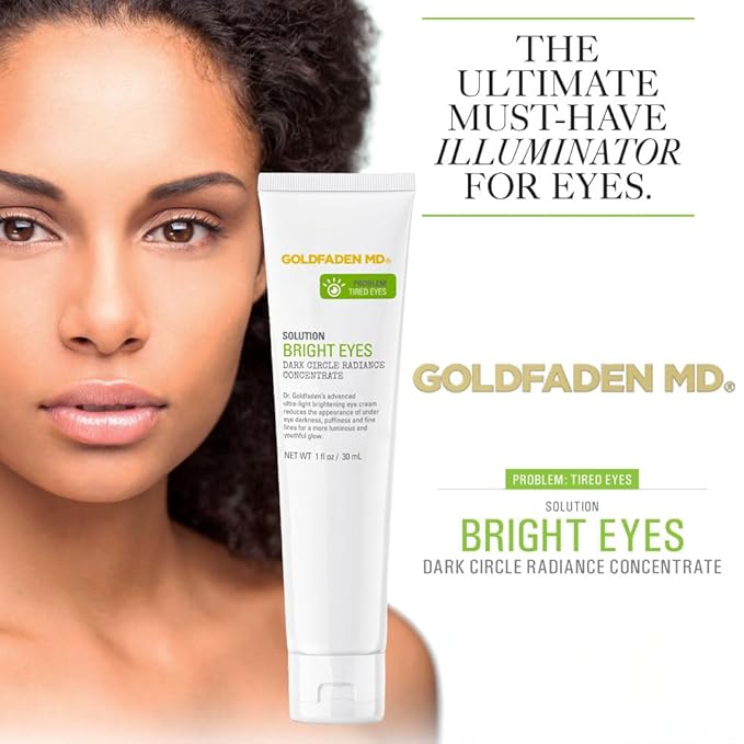 Bright Eyes Dark Circle Concentrate Brightening Eye Cream w/ Soy Peptide, Rice Bran Extract & Arnica | May Reduce Under Eye Darkness, Puffiness & Fine Lines for a More Youthful Glow (1.0 Fl Oz)