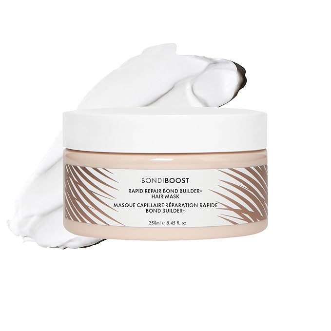 BONDIBOOST Rapid Repair Bond Builder + Hair Mask for Damaged Hair [8.45 fl oz], Deep Conditioning Treatment + Restores Strength & Shine