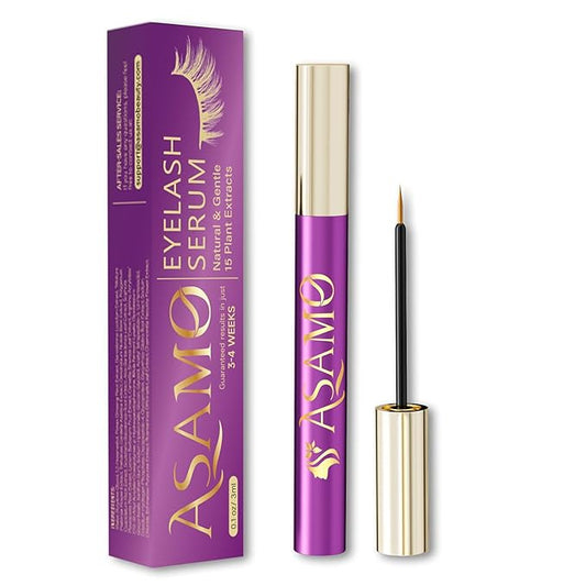 Eyelash Growth Serum - Natural Lash Enhancer with 15 Botanical Extracts - Advanced Lash Formula for Longer, Thicker, Fuller Looking Lashes - Oil-Free, Hypoallergenic & Gentle - 3ml