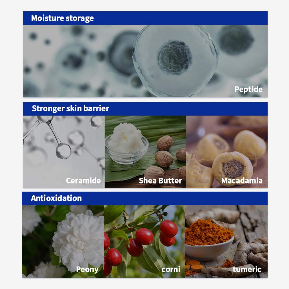 Pyunkang Yul PKY Intensive Repair Cream - Ceramide Moisturizer for Dry Skin with Shea Butter & Macadamia Oil, 1.7 Fl. Oz