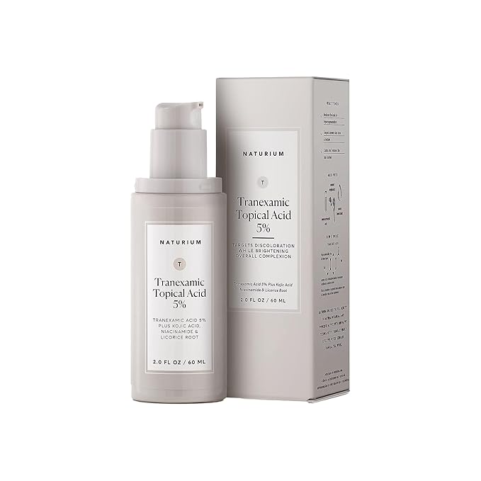 Naturium Tranexamic Topical Acid 5% Jumbo, Face & Skin Care with Kojic Acid, Niacinamide & Licorice Root, 2 oz