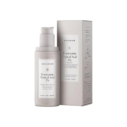 Naturium Tranexamic Topical Acid 5% Jumbo, Face & Skin Care with Kojic Acid, Niacinamide & Licorice Root, 2 oz