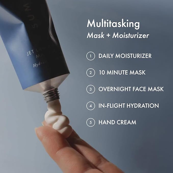 Summer Fridays Jet Lag Mask - Hydrating Face Moisturizer + Mask - Enriched with Hyaluronic Acid, Niacinamide, Glycerin + Antioxidants Helps Nourish Skin for a Renewed + Radiant Complexion (2.25 Oz)