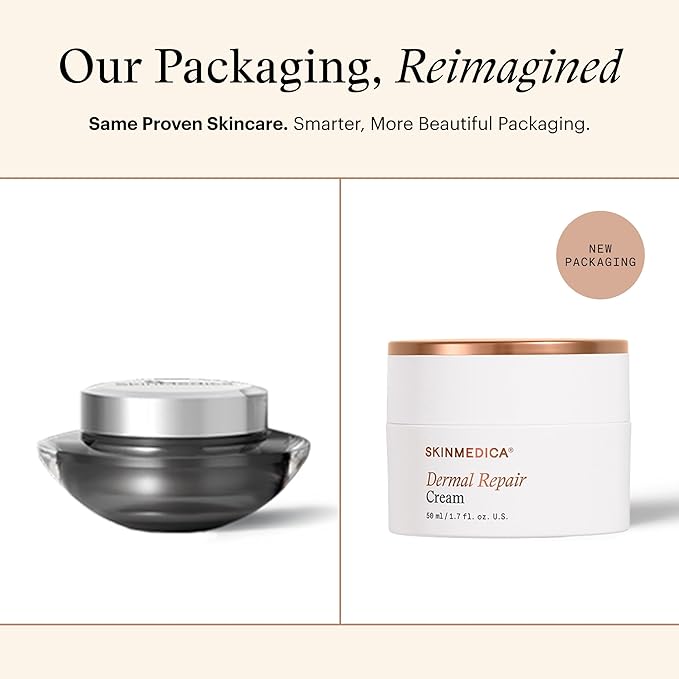 SkinMedica Dermal Repair Cream - Hydrating, Ultra Rich Face Moisturizer. Infused with High Levels of Antioxidants including Vitamin C + Vitamin E, NEW PACKAGING, 1.7 Oz