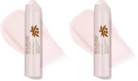 Revlon Tinted Lip Balm, SPF 20, Natural Fruit Oils | Tropical Coconut | Pack of 2 | Lasting Hydration