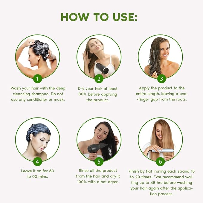 I Belli Capelli Ravenna Organic Hair B-tox Treatment - Formaldehyde-Free, Anti-Frizz Smoothing for Hair - 35.2 oz (1kg)