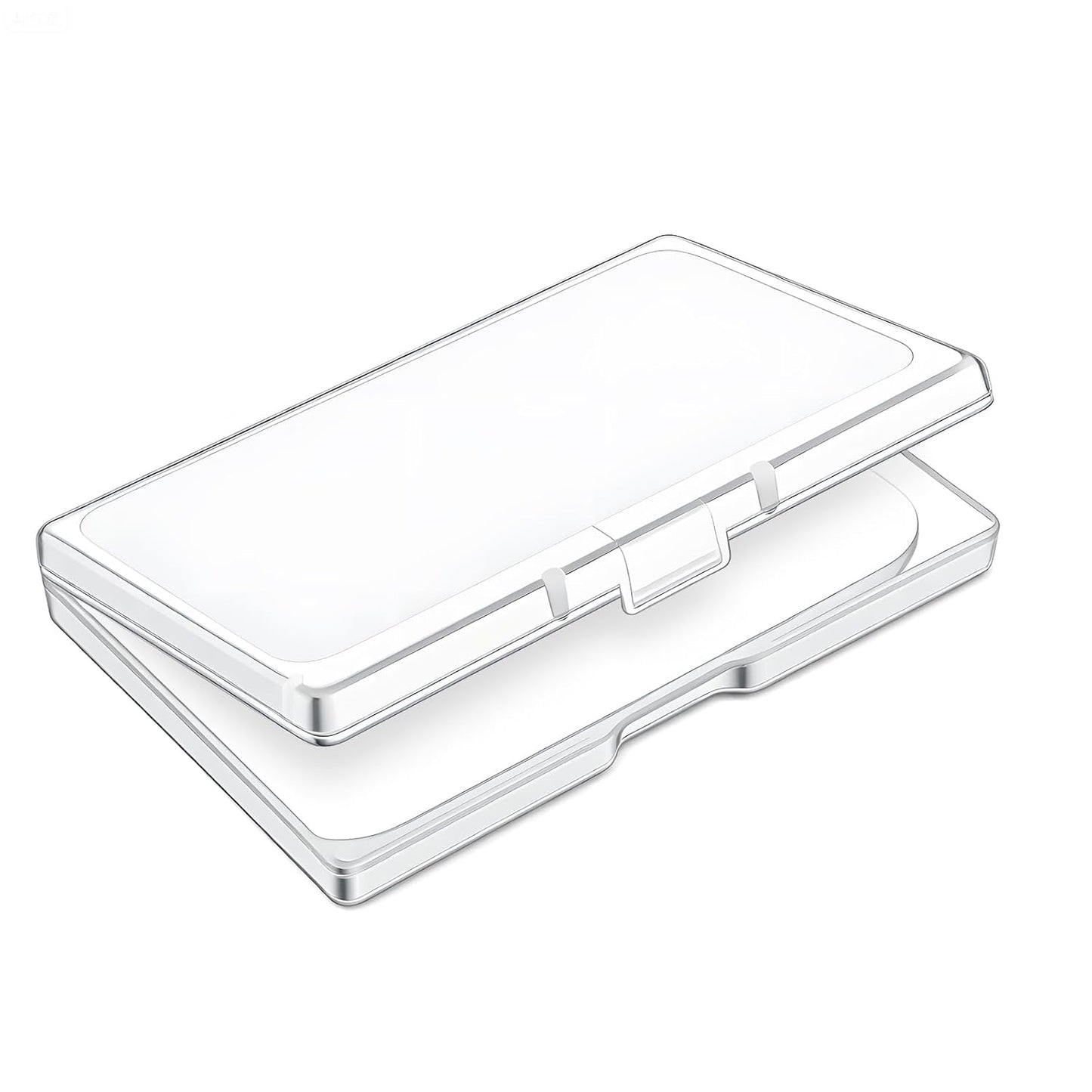 Eyelash Case, Eyelash Holder Case, Clear Compact Eyelashes Container, Portable Silicone False Lash Cases, Simple Lightweight Lash Storage Tool with Cover for Women Daily Travel Carry