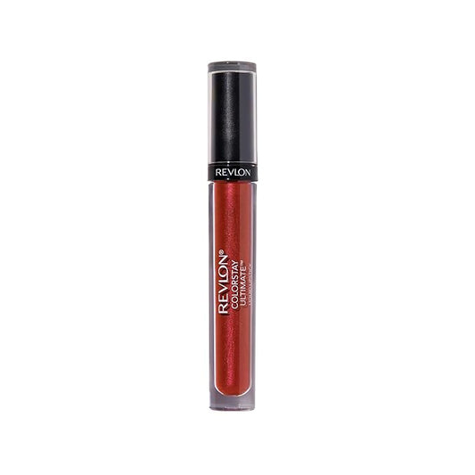 Revlon ColorStay Ultimate Liquid Lipstick, Longwear Rich Lip Colors, Wears for Up to 24 Hours, Satin Finish, 050 Top Tomato, 0.1 fl oz