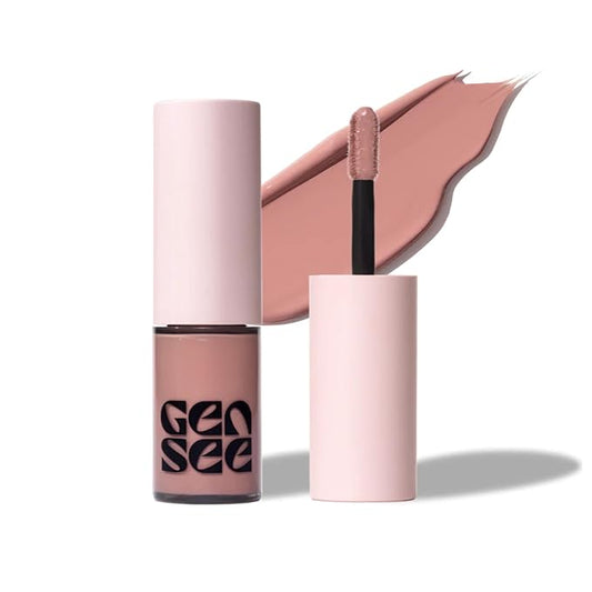 Gen See Mixed Media Matte Liquid Eyeshadow, Rose Water – Weightless Long Lasting Matte Eye Color, High Pigment Multi-Use Makeup for Eyes Cheeks Lips, Vegan Cruelty-Free, Made in Italy