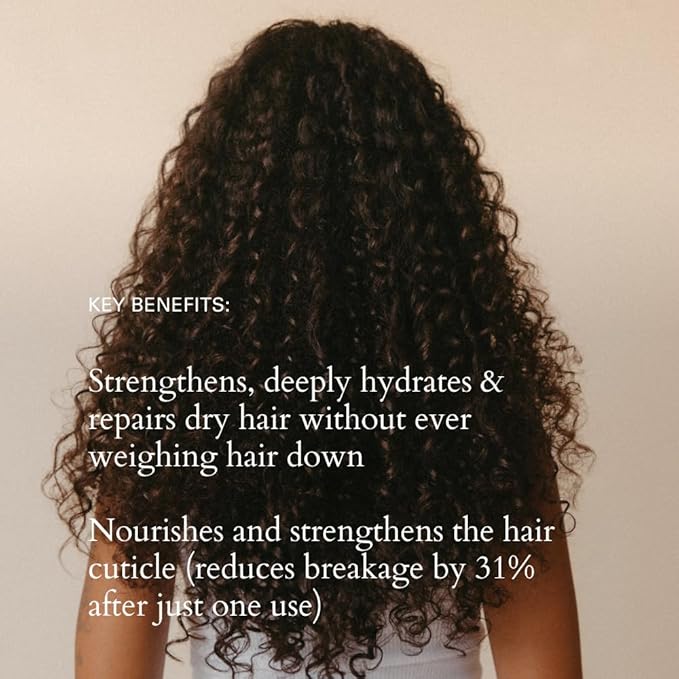 RŌZ Foundation Mask – Hydrating & Repairing Hair Treatment for All Hair Types – Deep Conditioning to Strengthen, Smooth & Nourish – Vegan, Color Safe, Silicone Free