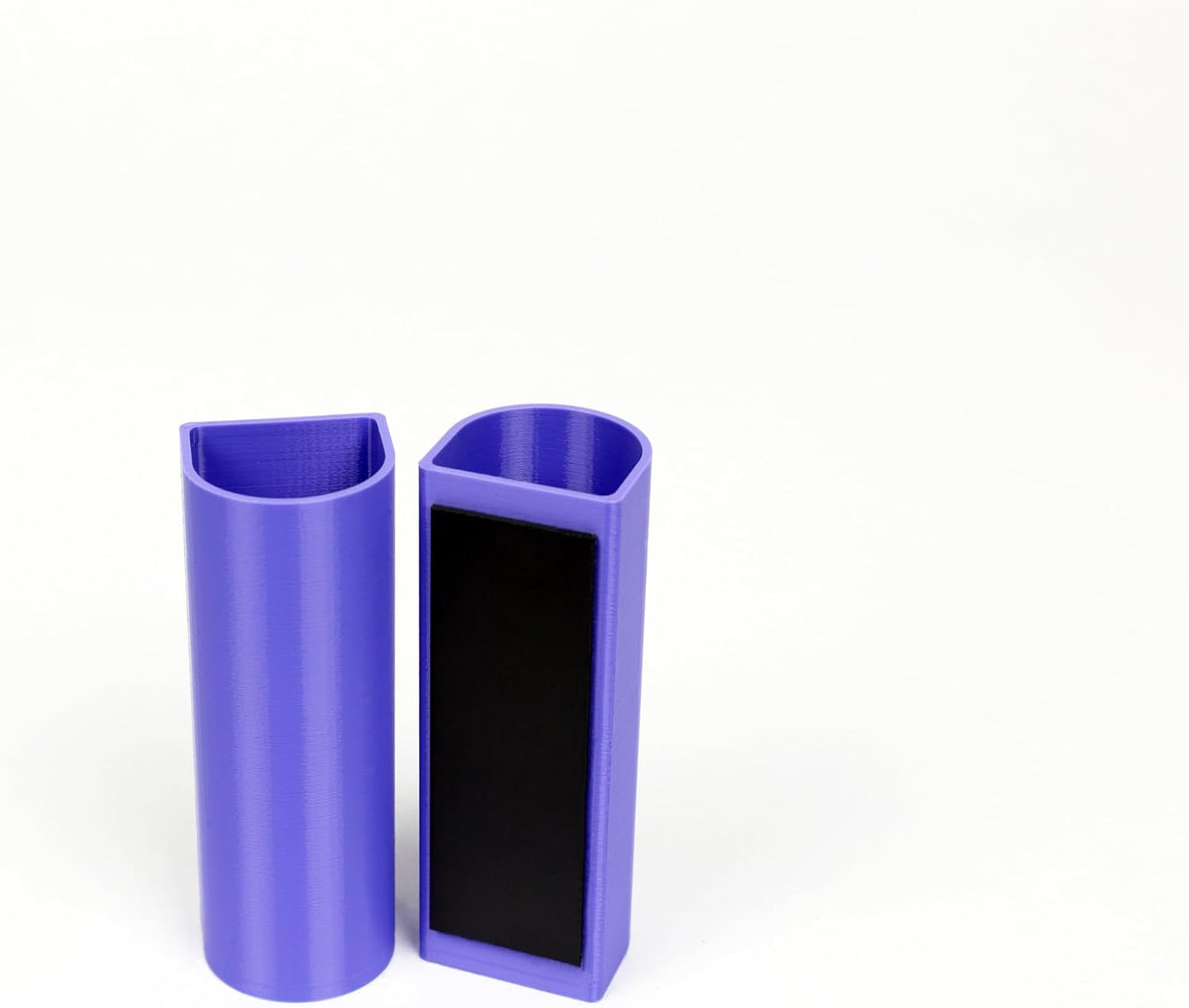 Magnetic Pen Holder, Marker Holder and Pencil Holder for Refrigerator, Locker, Whiteboard or Desk (Small, Lavender, Set of 2)