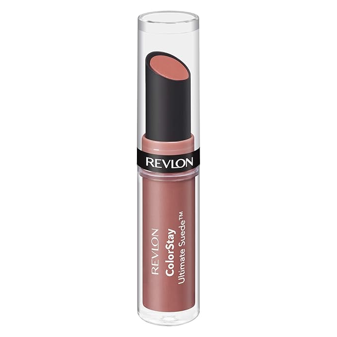 REVLON ColorStay Ultimate Suede Lipstick, Longwear Soft, Ultra-Hydrating High-Impact Lip Color, Formulated with Vitamin E, Influencer (099), 0.09 oz