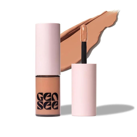 Gen See Mixed Media Matte Liquid Eyeshadow, Melon – Weightless Long Lasting Matte Eye Color, High Pigment Multi-Use Makeup for Eyes Cheeks Lips, Vegan Cruelty-Free, Made in Italy