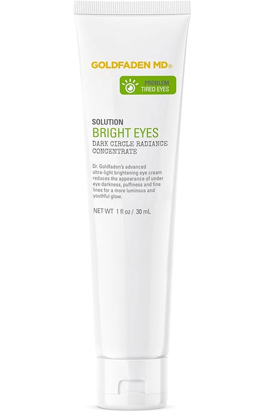 Bright Eyes Dark Circle Concentrate Brightening Eye Cream w/ Soy Peptide, Rice Bran Extract & Arnica | May Reduce Under Eye Darkness, Puffiness & Fine Lines for a More Youthful Glow (1.0 Fl Oz)