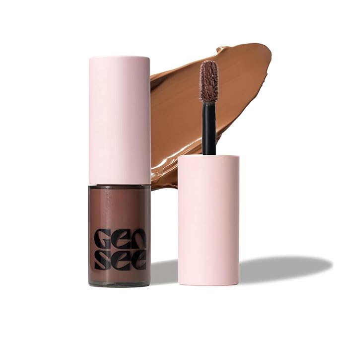 Gen See Mixed Media Matte Liquid Eyeshadow, Plush – Weightless Long Lasting Matte Eye Color, High Pigment Multi-Use Makeup for Eyes Cheeks Lips, Vegan Cruelty-Free, Made in Italy