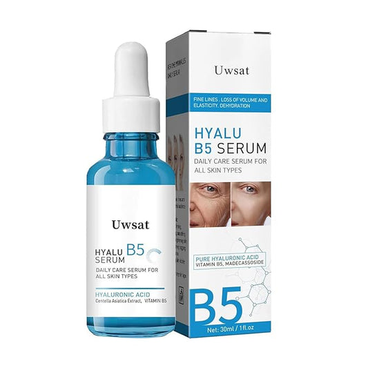 Hyalu B5 Serum, Hyaluronic Acid Serums for Face with Vitamin, Anti-Aging Serums in a Bottle, Hydrating Product to Plump Dry Skin, Lift Skin Care Facial & Eye Liquid for Women 1 oz/ 30 mL