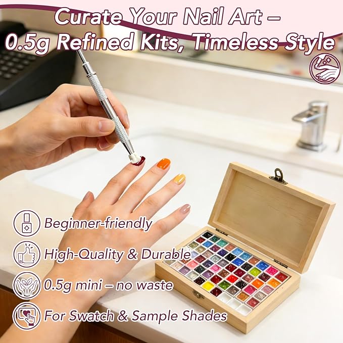 Sponge Mini Paint Patting Gel Polish & Tools Kit, 57 Colors Ombre Nail Gradient Painting Gel Blush Blooming for Pigment Pat Aura Nails, French Manicure