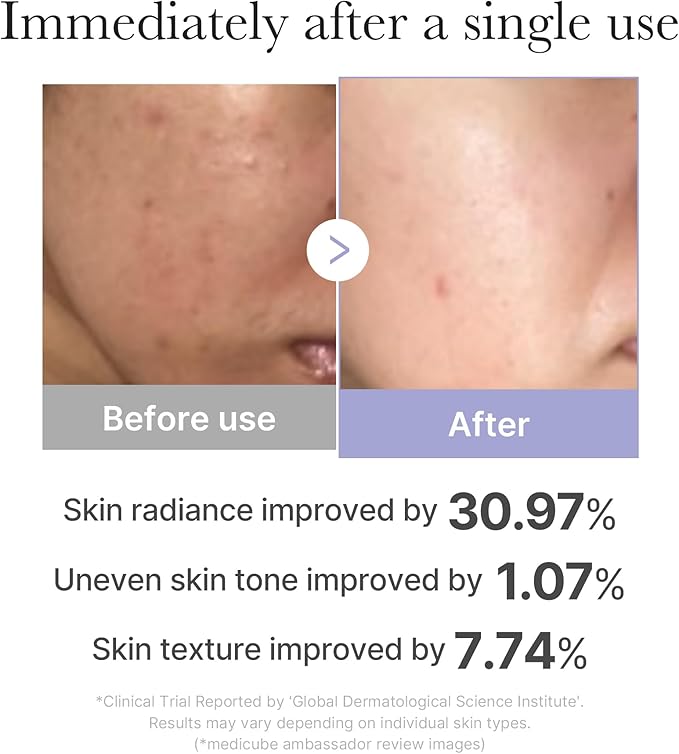 medicube Calm and Clear Skin Duo: medicube Mini Booster Pro Pink and Salmon DNA PDRN Pink Peptide Serum | Gifts for Her