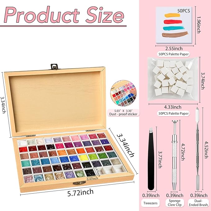 Sponge Mini Paint Patting Gel Polish & Tools Kit, 57 Colors Ombre Nail Gradient Painting Gel Blush Blooming for Pigment Pat Aura Nails, French Manicure