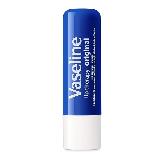 Vaseline Lip Therapy Care Original, Fast-Acting Nourishment, Ideal for Chapped, Dry, Cracked, or Damaged Lips, Lip Balm, 0.16 Ounce (Pack of 24)