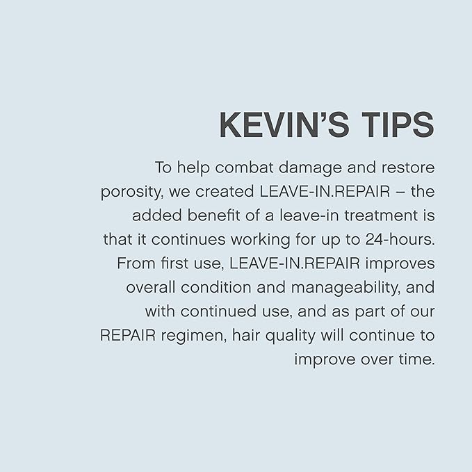 KEVIN.MURPHY LEAVE-IN.REPAIR - Keratin Treatment - For All Types - Damaged Hair Repair - Heat Protectant for Hair - Cruelty Free Hair Care - 200 mL / 6.7 fl oz (Pack of 2)
