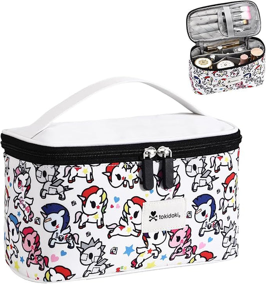 Tokidoki Official Licensed Travel Makeup Bags Toiletry Bags for Women Cosmetic Organizer Bag Large Capacity Travel Makeup Case Organizer