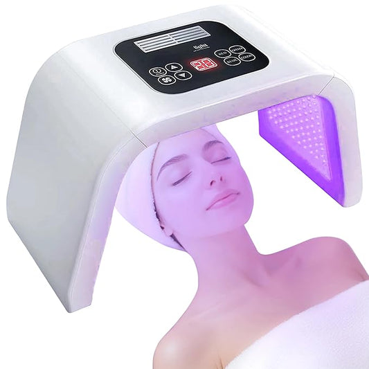 Led-Face-Tool，LED Light Therapy Facial Mask，7 in 1 Beauty Equipment for Skin Care at Home