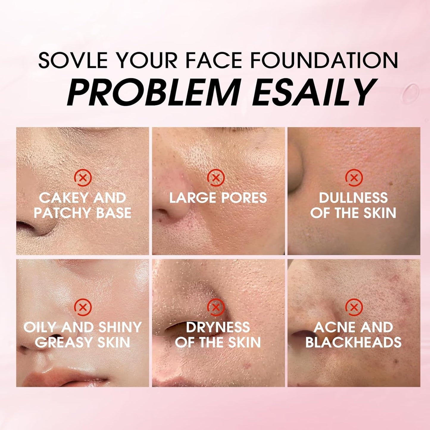 LANGMANNI Matte Grip Face Primer, Transparent Skin Perfecting Hydrating Primer,Unique Smooth Gel-Based Primer Essential For Longlasting Perfection Face Makeup (0.33 Fl Oz, 2)