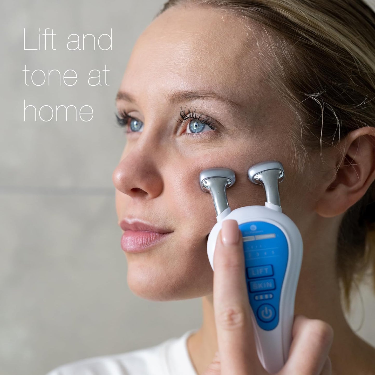 bt-Sculpt microcurrent Facial Lifting, Sculpting, and Firming with Proprietary kinesthetic Lifting for Home use. Includes Free complimentary Full Size Restyfluid