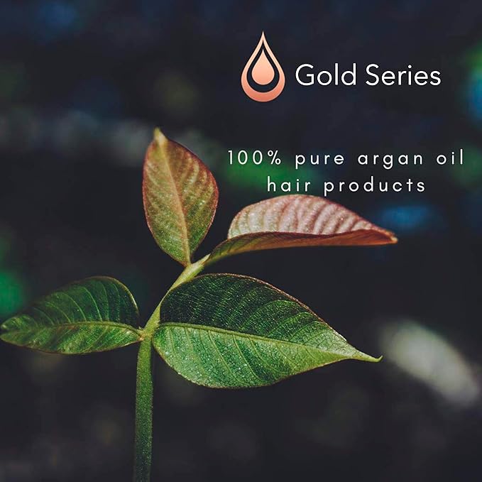 Gold Series Deep Conditioning Hair Mask - Moisturizing Treatment with Argan Oil for Dry, Damaged Hair, Volumizing Conditione (18.6 Oz)