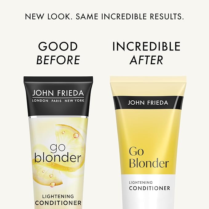 John Frieda Go Blonder Lightening Conditioner, Blonde Conditioner, 8.3 fl oz