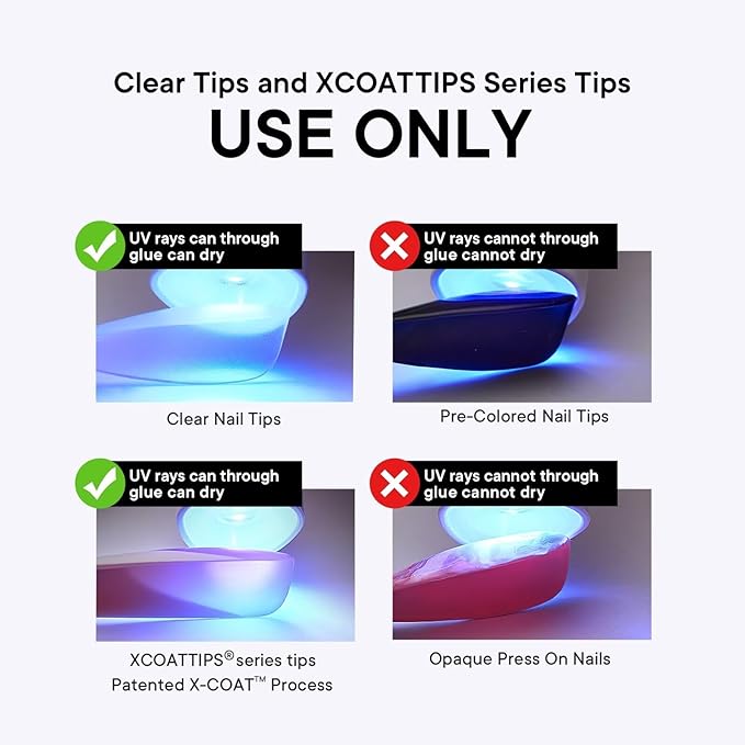 BTArtboxnails 30g Solid Nail Gel for Nail Tips, Upgrade Gl ue Gel for Fake Nails Cure Needed, Long Lasting Strong Adhesion Nail Gl ue Gel