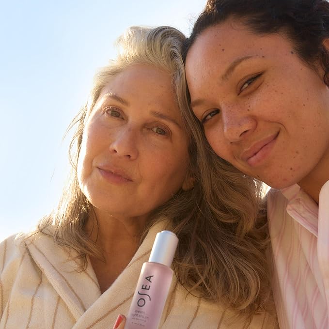 OSEA Dream Night Serum with Bio-Retinol - 1oz - Anti-Aging Night Serum for Face - Firming Peptides - Reduces Wrinkles, Firms & Brightens Skin (Pack of 2)