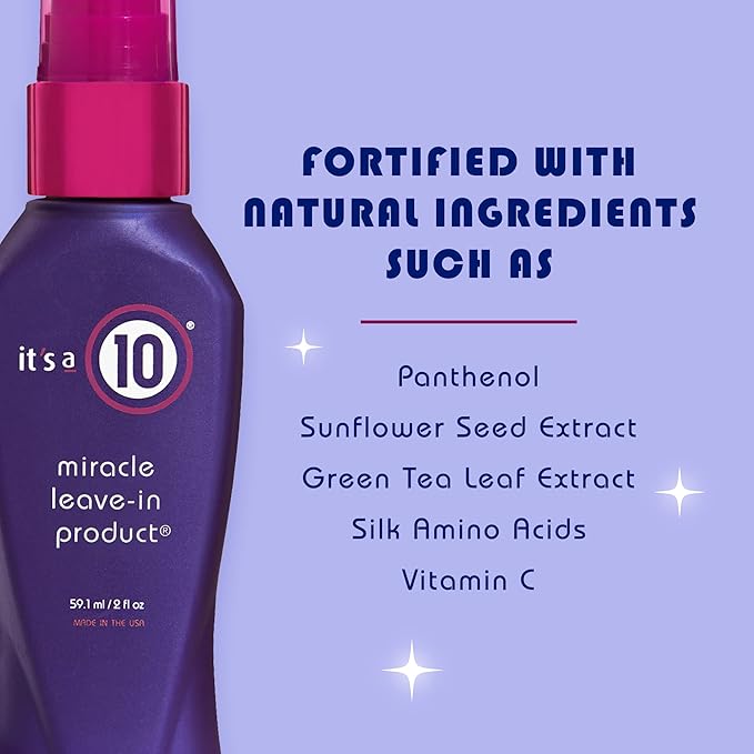 It's a 10 Haircare Miracle Leave-In Product, 2 fl. oz. (Pack of 2)