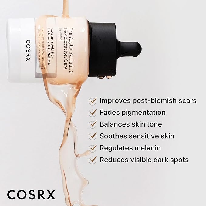 COSRX 6X Peptide Collagen Booster Toner Serum + 2% Alpha Arbutin Discoloration Care Serum