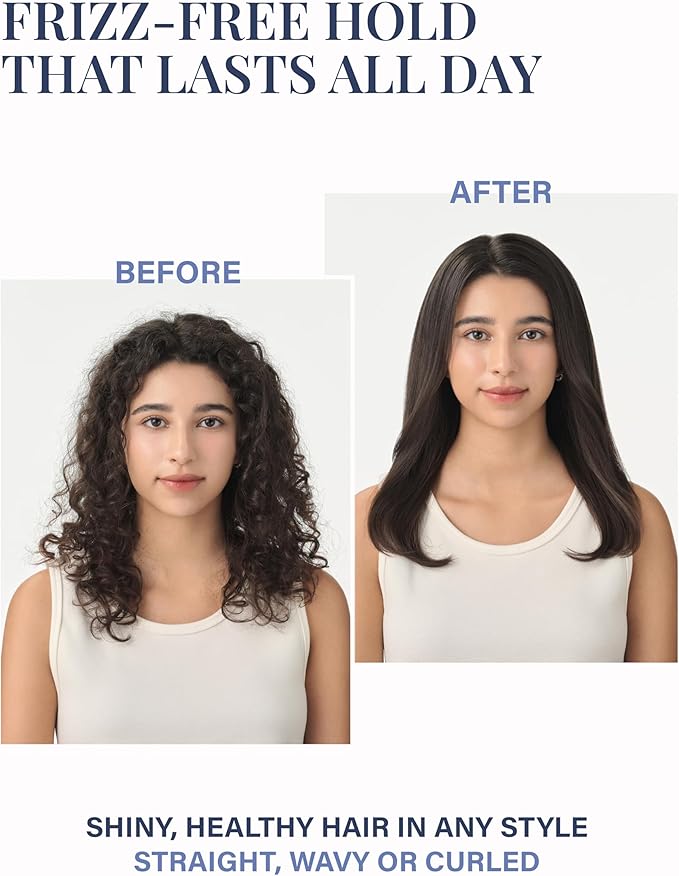 GLAMPALM Hair Straightener 1" Ceramic Volumizing Flat Iron Infused with Vita C, Korea's No.1 Professional Salon Tool, Curved Plates, Dual Voltage, Digital LED (210°–450°), 20s Fast Heat-Up (GP202T)