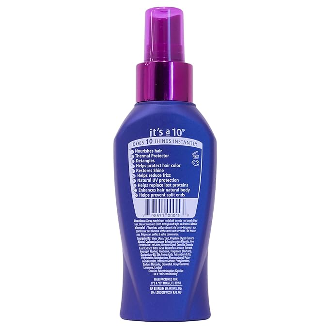 It's a 10 Haircare Miracle Leave-In Product, 4 fl. oz.