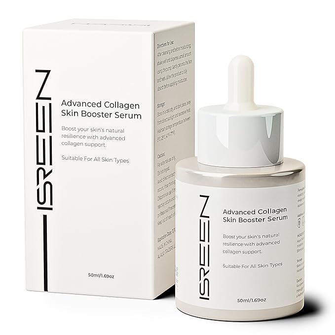 Advanced Collagen Serum Korean for Skin Booster | Dermatologist Tested with Hyaluronic Acid, Niacinamide & Ginseng |Korean Serum for glow & Radiance for All Skin | 50ml
