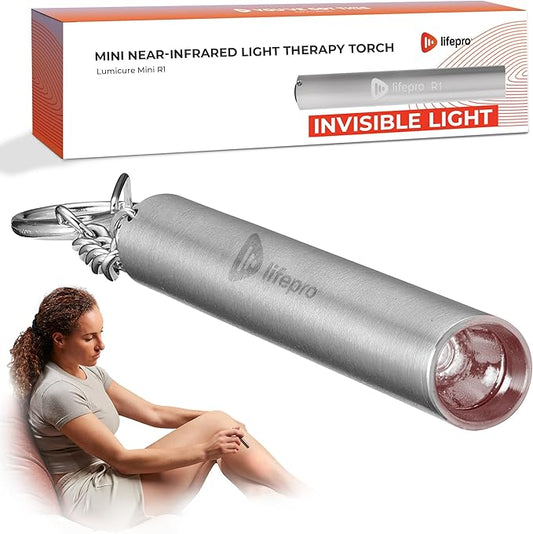 Lifepro Infrared & Red Light Therapy for Body Joints & Muscles Wellness Support, Portable Red Light Therapy Device, Near Infrared Light Therapy for Body & Face - Use 3 wavelengths