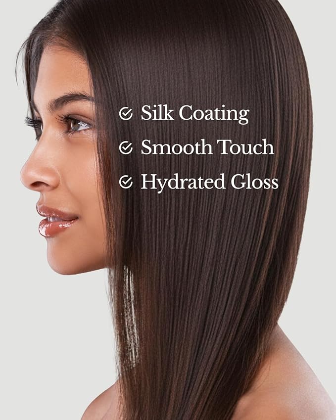 Shampoo & Conditioner Set, Hydrating & Moisturizing for Dry, Damaged, Color-Treated Hair, Paraben & Sulfate Free, Clean Hair Shampoo & Conditioner for Women & Men, White (8.5 fl oz Each)